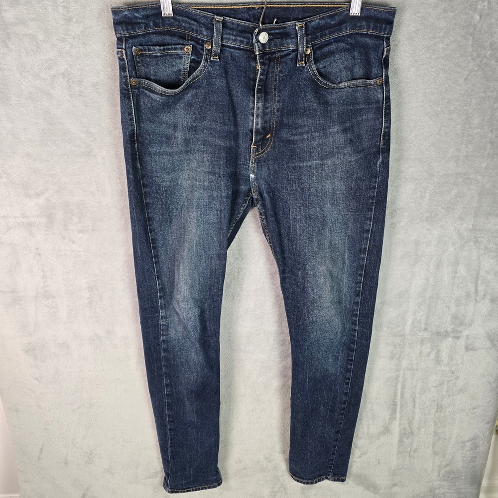 Levis 510 Skinny Fit Jeans Mens 34x34 Dark Wash Indigo Stretch Denim 05510-0721